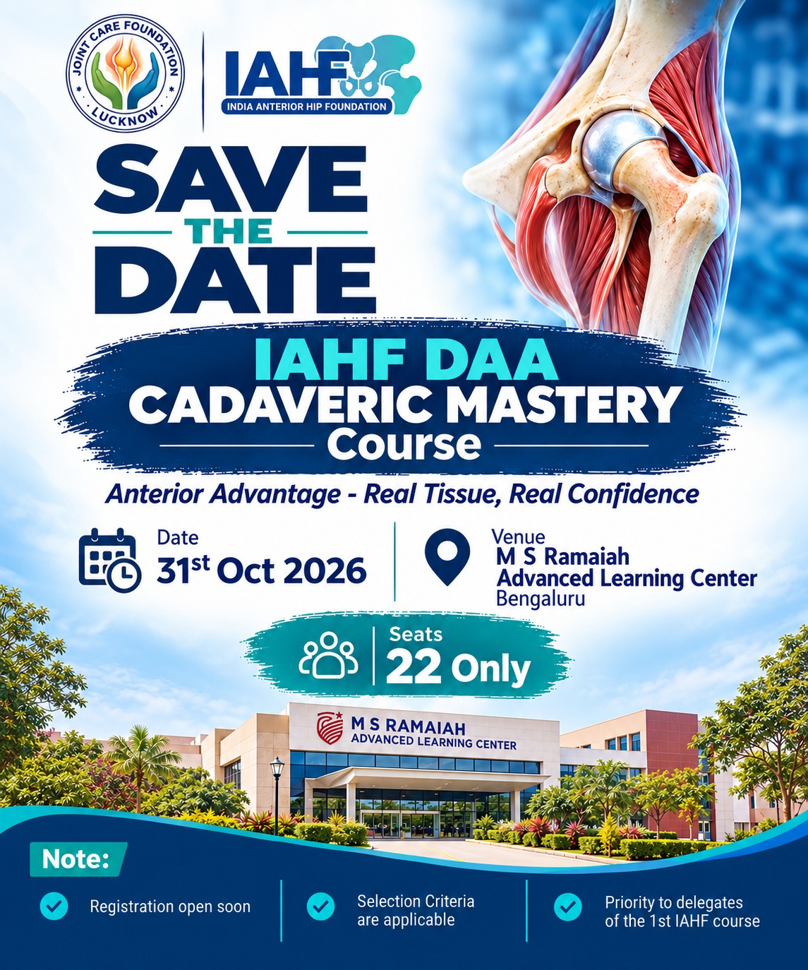 IAHF Cadaveric Mastery Course